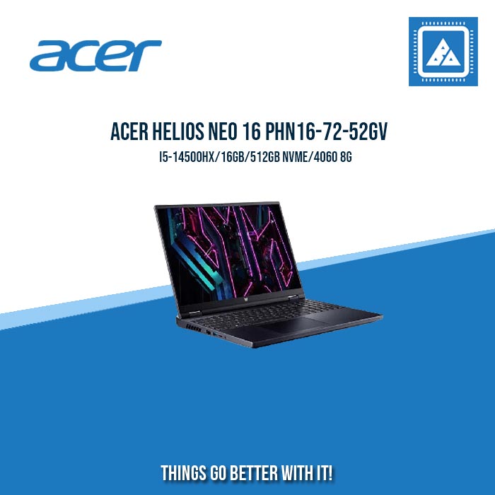 ACER HELIOS NEO 16 PHN16-72-52GV I5-14500HX/16GB/512GB | BEST FOR STUDENTS AND FREELANCER ACER HELIOS NEO 16 PHN16-72-52GV I5-14500HX/16GB/512GB | BEST FOR STUDENTS AND FREELANCER